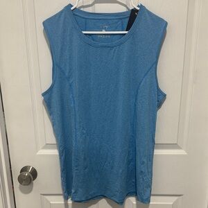 Women's Blue Muscle Tee